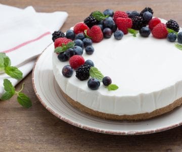 Tarta fría de yogur