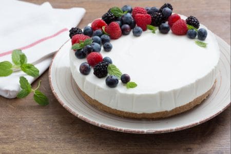 Tarta fría de yogur