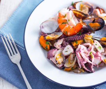 Ensalada de mariscos