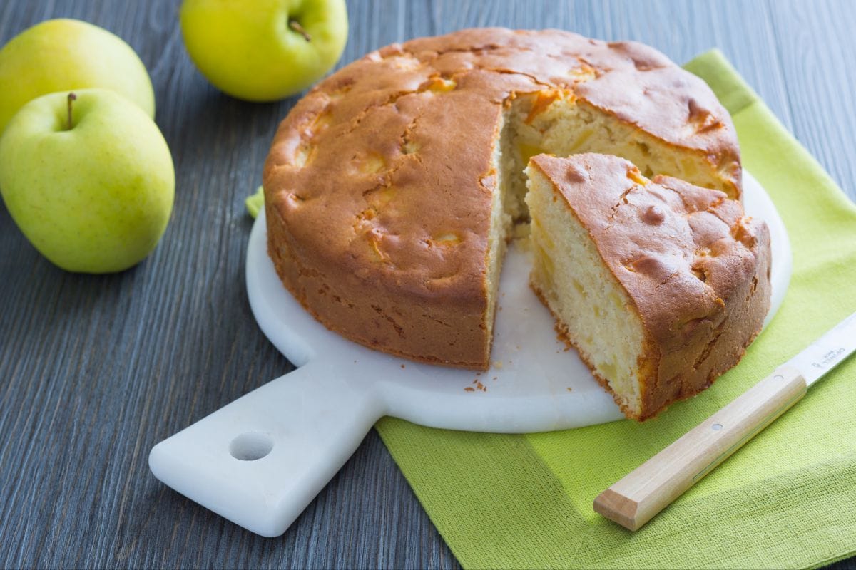 Tarta de manzana y mascarpone