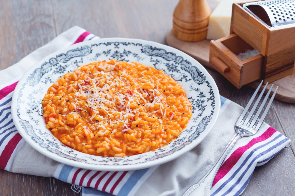 Risotto a la amatriciana