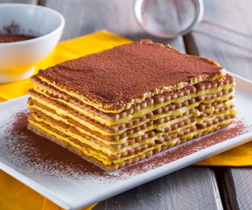 Tiramisú con galletas secas