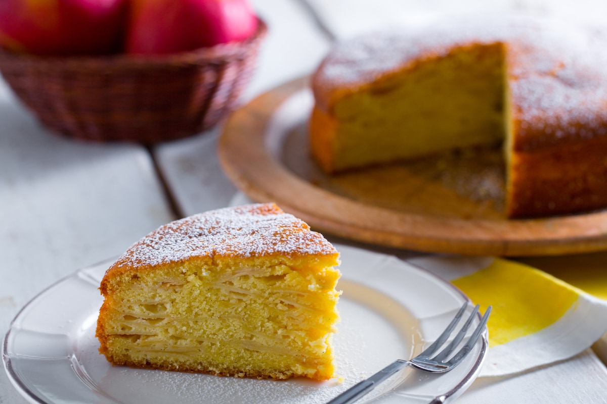 Tarta de manzanas invisibles