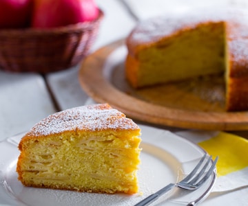 Tarta de manzanas invisibles