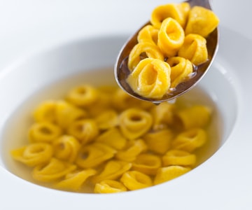 Tortellini en caldo