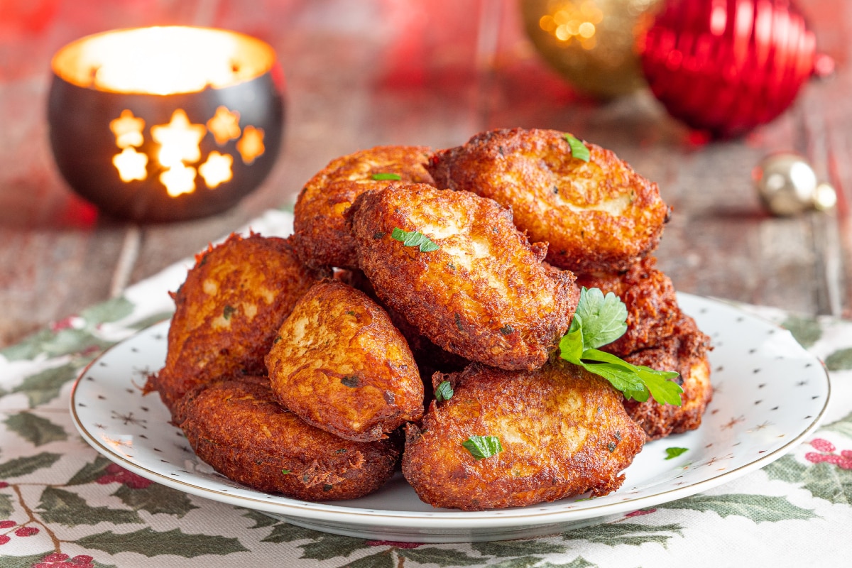 Albóndigas de bacalao y patatas