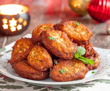 Albóndigas de bacalao y patatas