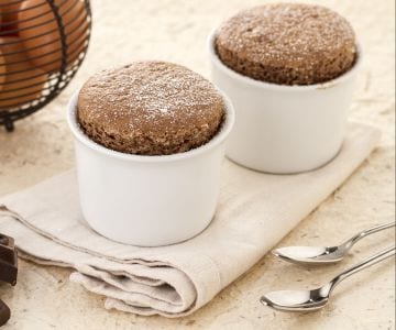 Soufflé de chocolate