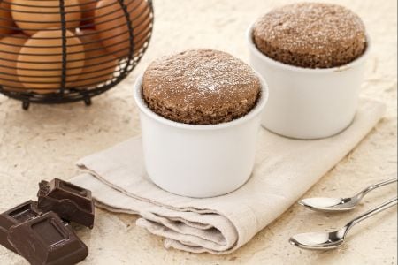 Soufflé de chocolate