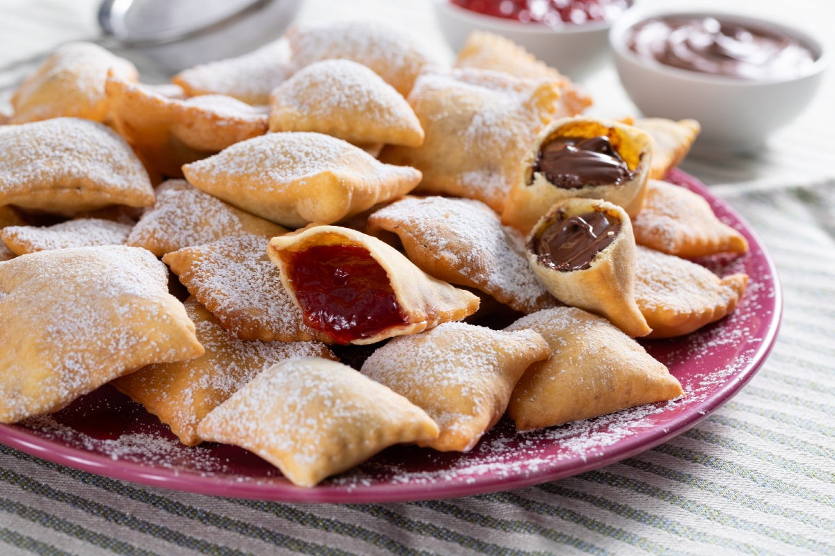 Bollos rellenos de Carnaval