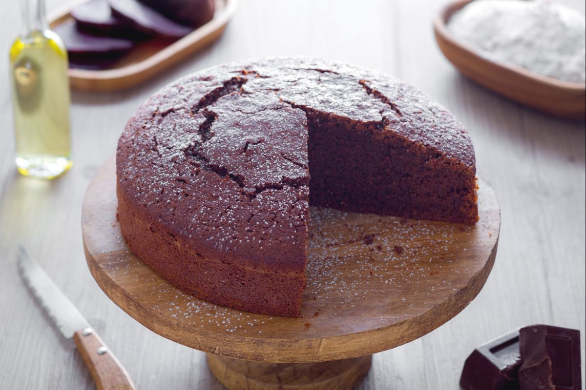 Tarta dulce de remolacha