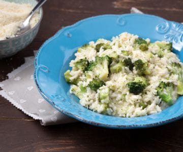 Risotto con brócoli