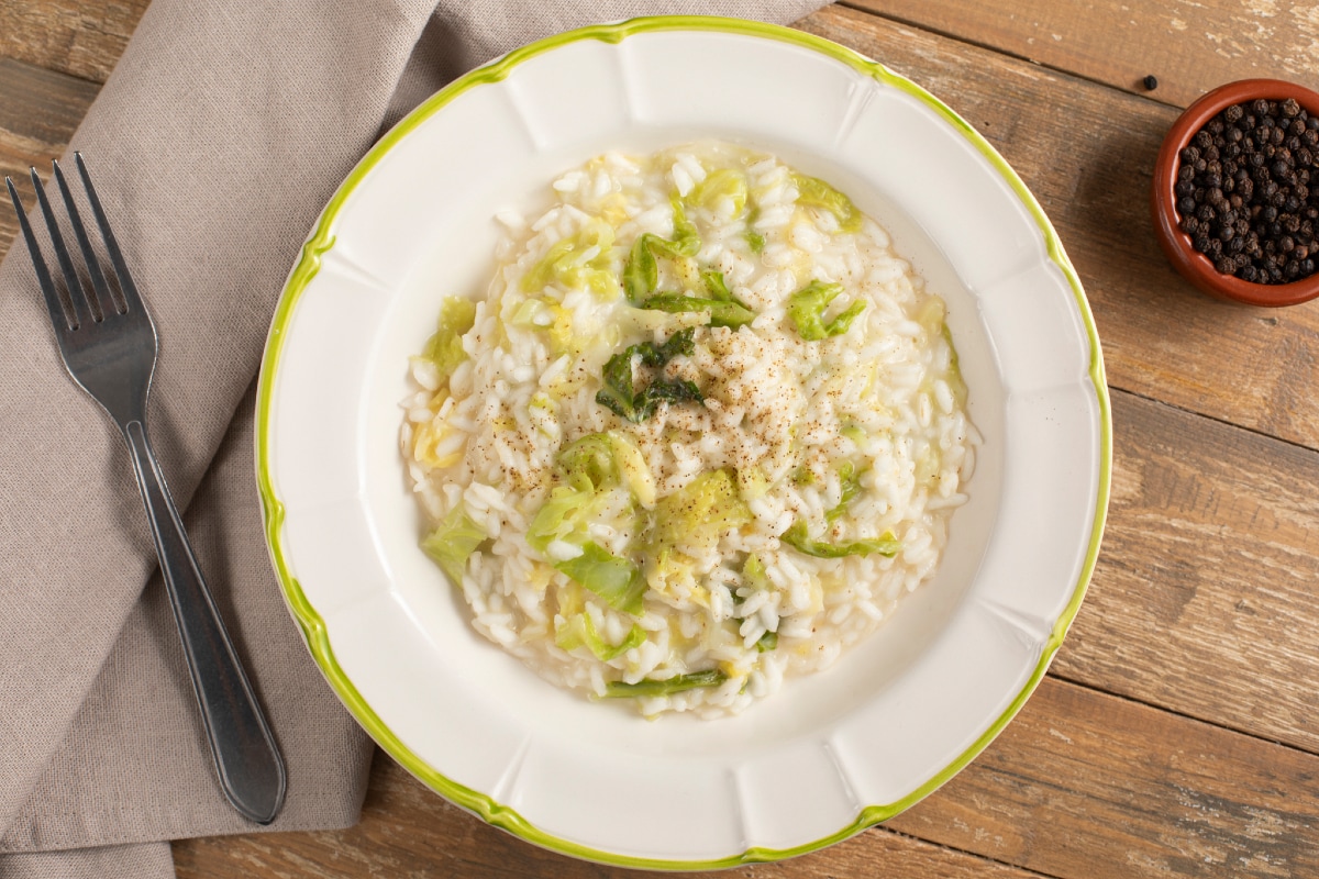 Risotto con col