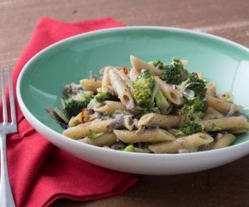 Pasta con sardinas y brócoli