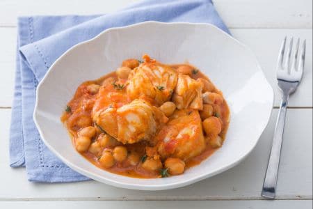 Bacalao con garbanzos