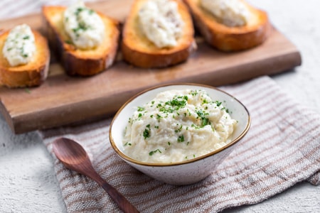 Bacalao a la crema a la veneciana