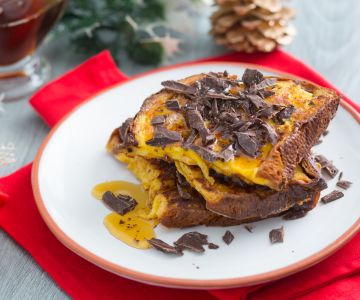 Tostada francesa de panettone